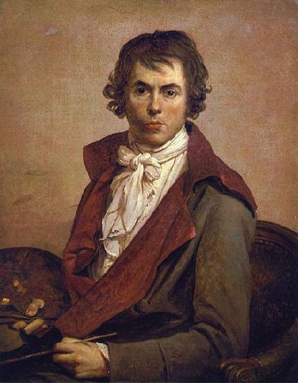 Jacques-Louis  David Self portrait oil painting picture